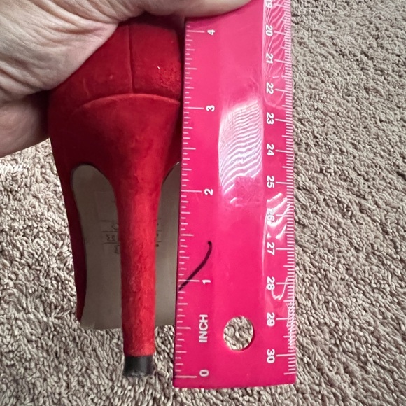 H&M Red Suede heels - Picture 6 of 6